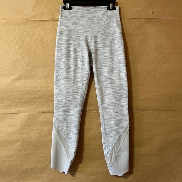 Lululemon | Wunder Under Crop High Rise Roll Down Scallop 23" Leggings Size 4 - Picture 1 of 12